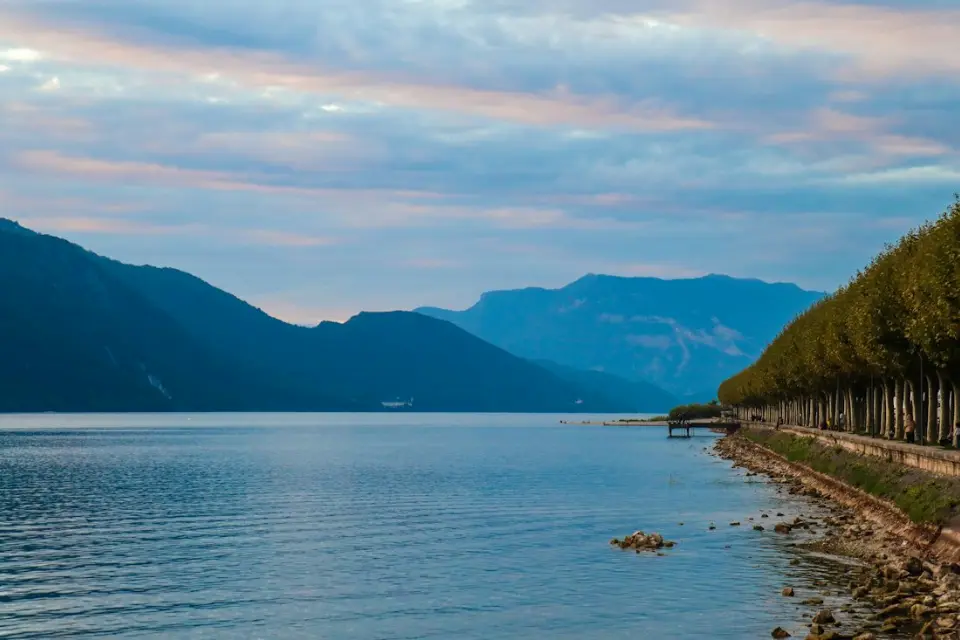 Le lac du Bourget à Aix-les-Bains