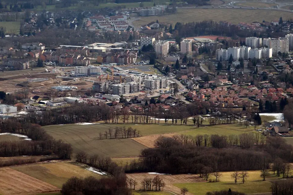 Vue de Saint-Genis-Pouilly