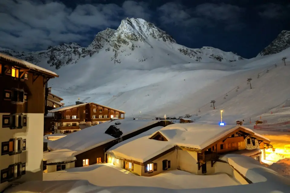 Vue de Tignes et Val d'Isère